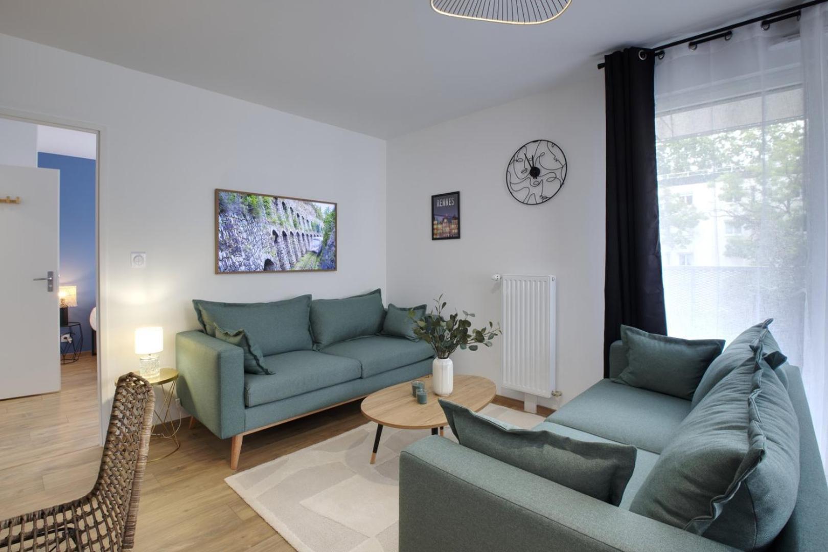 Le Normand- Appartement Neuf, 3 Chambres, Terrasse Rennes Luaran gambar