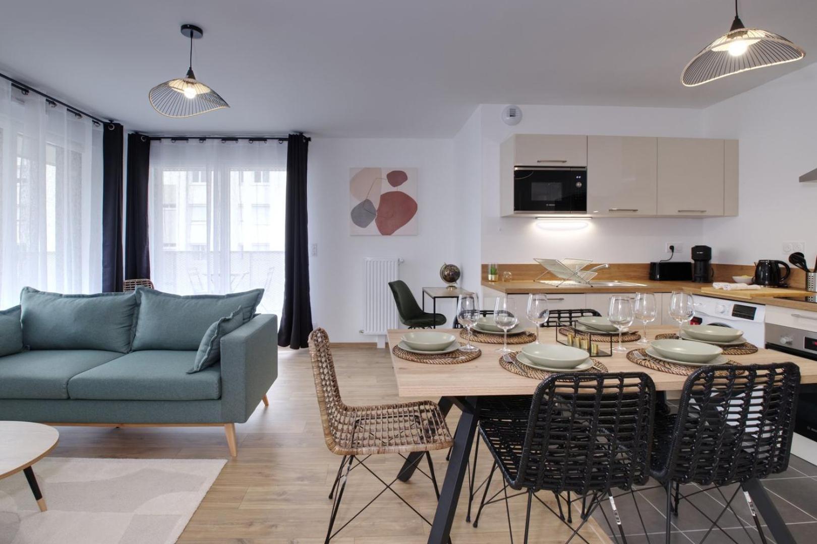 Le Normand- Appartement Neuf, 3 Chambres, Terrasse Rennes Luaran gambar